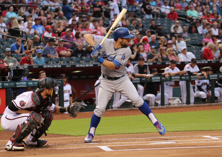 Baseball player Dodgers