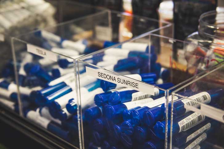 Pre-rolls in a cannabis dispensary