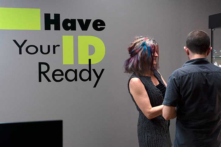 Have your ID ready